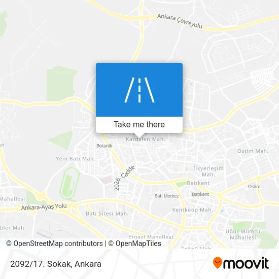 2092/17. Sokak map