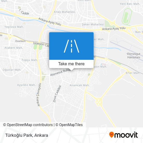 Türkoğlu Park map
