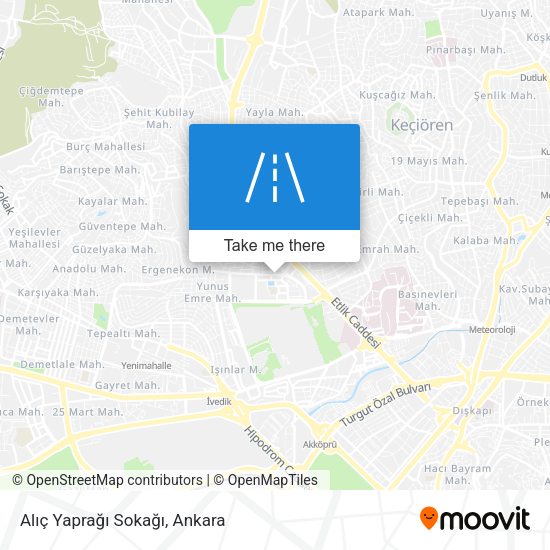 Alıç Yaprağı Sokağı map