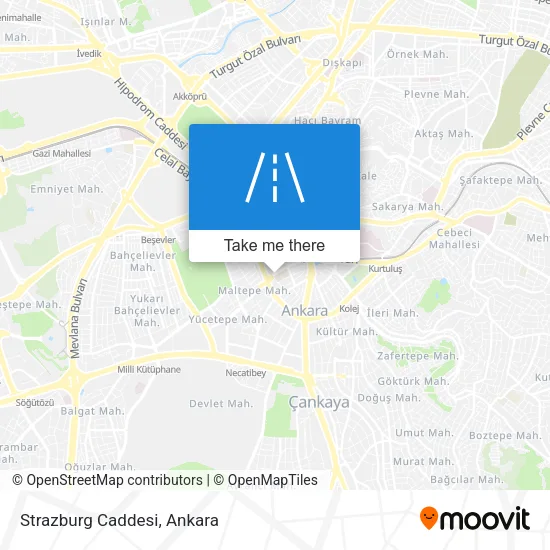 Strazburg Caddesi map