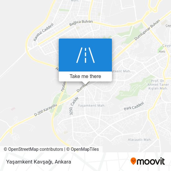 Yaşamkent Kavşağı map