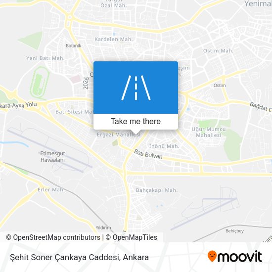 Şehit Soner Çankaya Caddesi map