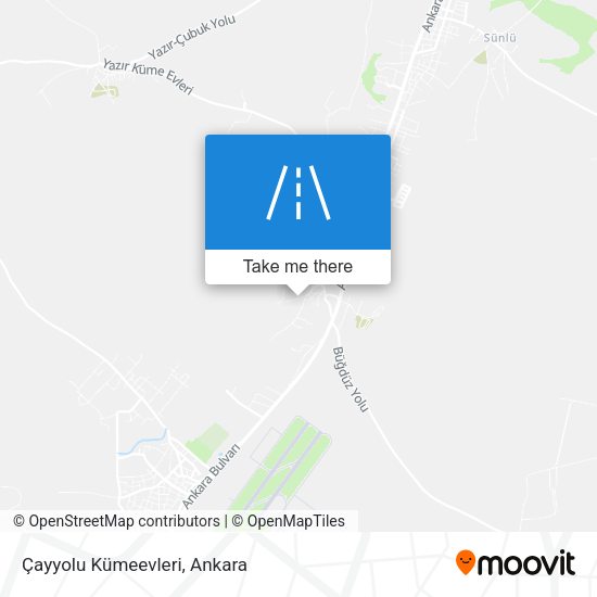 Çayyolu Kümeevleri map