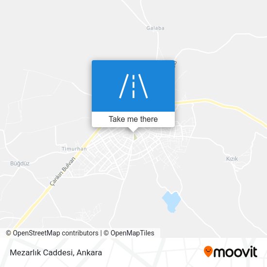 Mezarlık Caddesi map