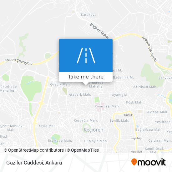 Gaziler Caddesi map