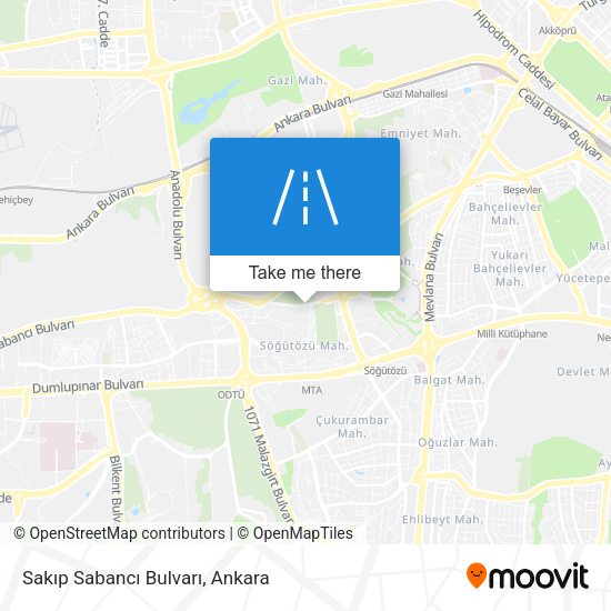 Sakıp Sabancı Bulvarı map