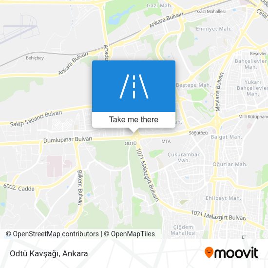 Odtü Kavşağı map