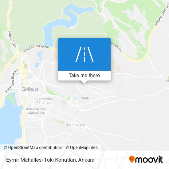 Eymir Mahallesi Toki Konutlari map