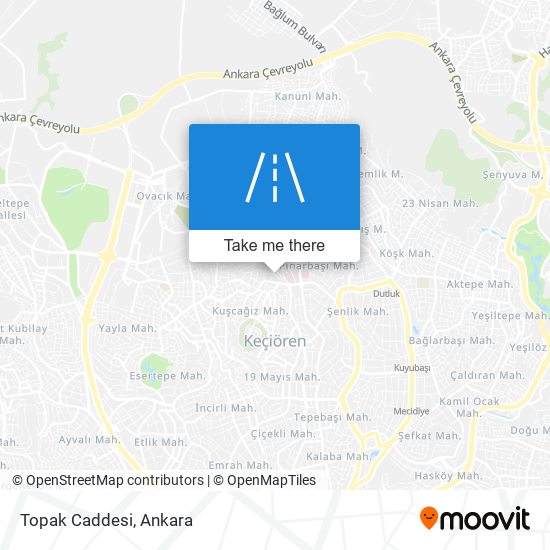 Topak Caddesi map