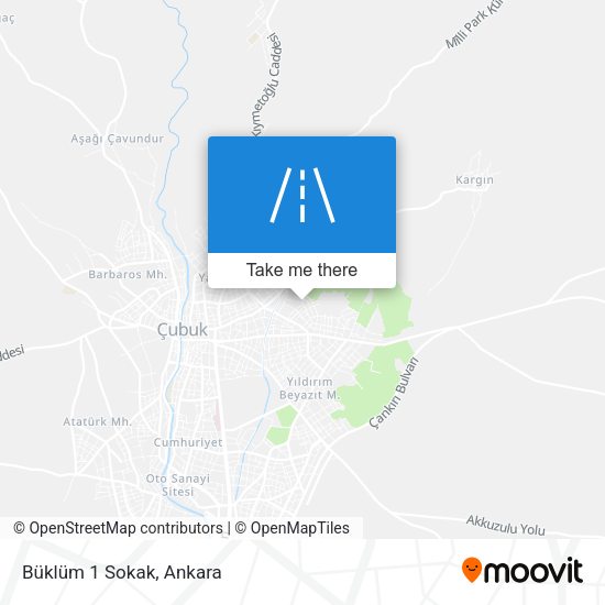 Büklüm 1 Sokak map