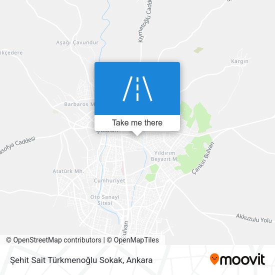 Şehit Sait Türkmenoğlu Sokak map