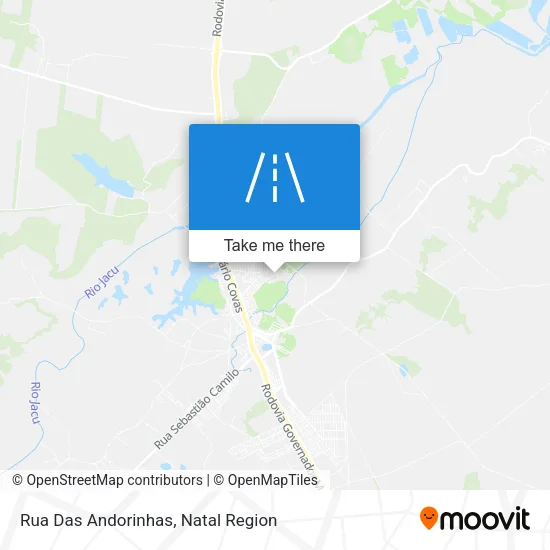 Rua Das Andorinhas map