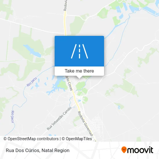 Rua Dos Cúrios map