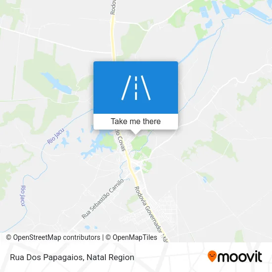 Rua Dos Papagaios map