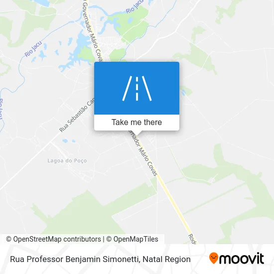 Rua Professor Benjamin Simonetti map