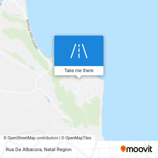 Rua Da Albacora map