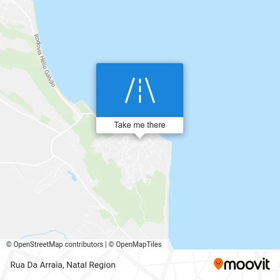 Rua Da Arraia map