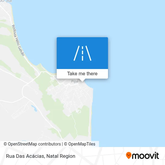 Rua Das Acácias map