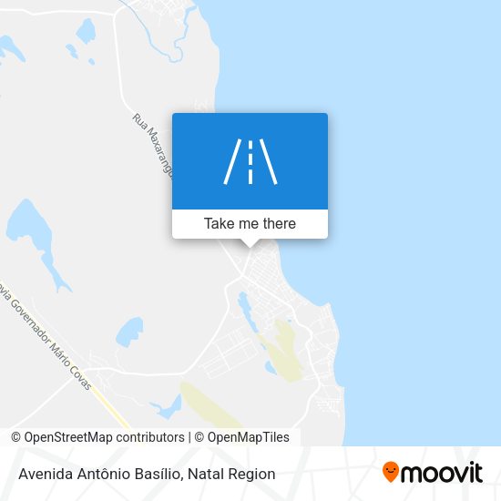Avenida Antônio Basílio map
