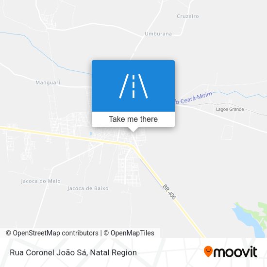 Rua Coronel João Sá map