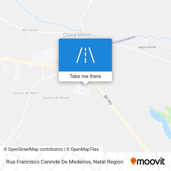 Rua Francisco Caninde De Medeiros map