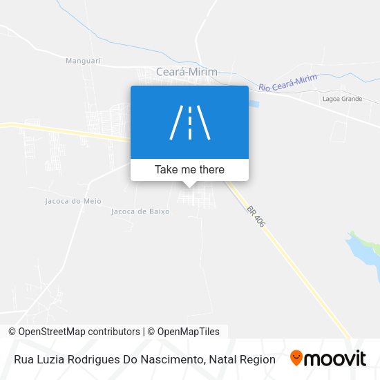 Rua Luzia Rodrigues Do Nascimento map