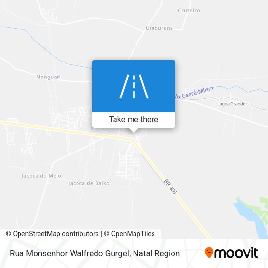 Rua Monsenhor Walfredo Gurgel map