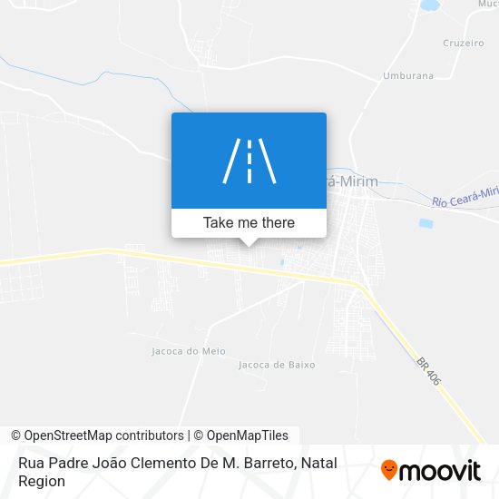 Rua Padre João Clemento De M. Barreto map