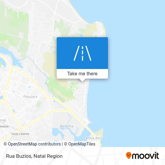 Rua Buzios map
