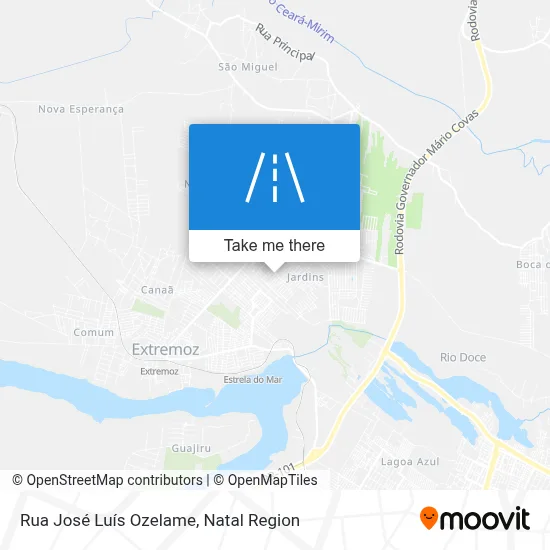 Rua José Luís Ozelame map