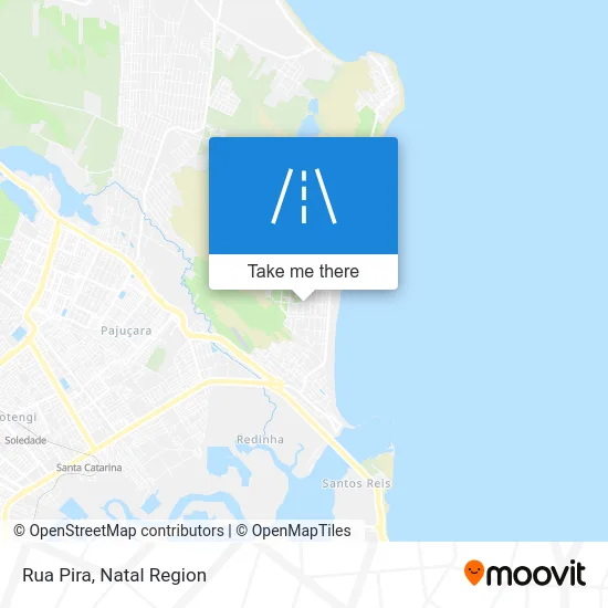 Rua Pira map