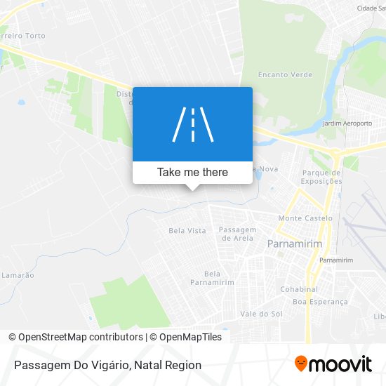 Passagem Do Vigário map