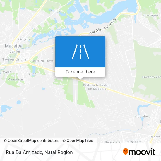 Rua Da Amizade map