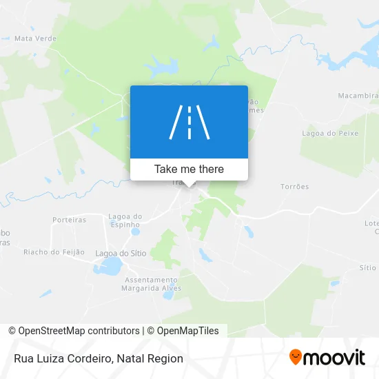 Rua Luiza Cordeiro map