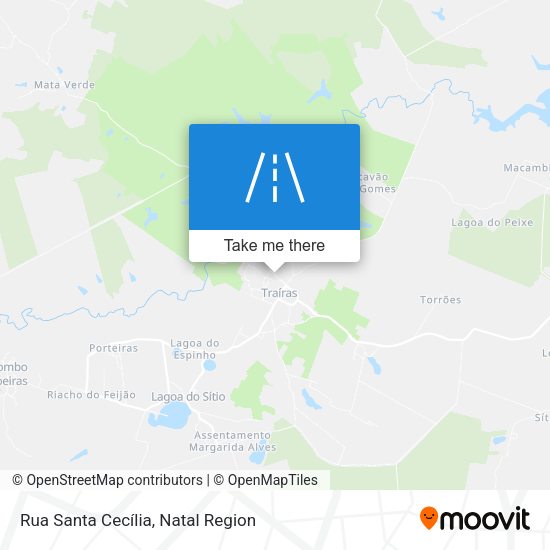 Rua Santa Cecília map