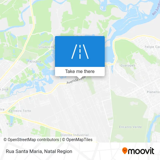 Rua Santa Maria map