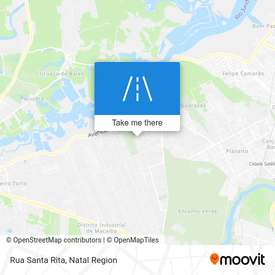 Rua Santa Rita map