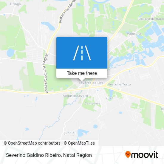 Severino Galdino Ribeiro map