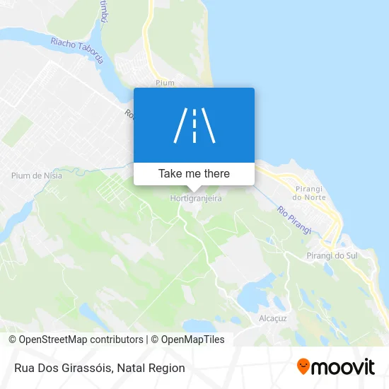 Rua Dos Girassóis map