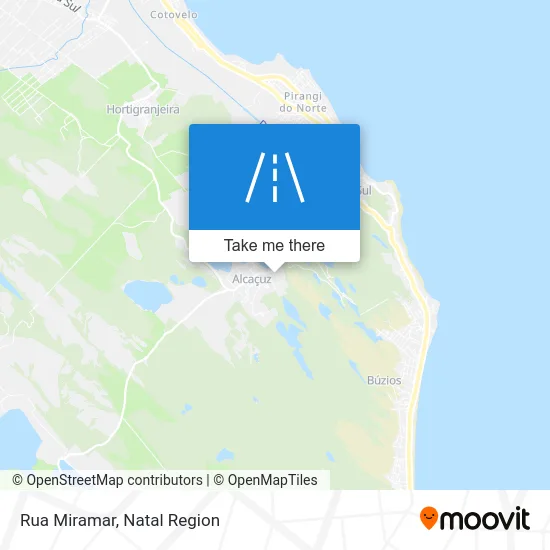 Rua Miramar map