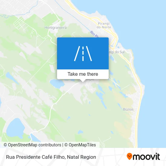 Rua Presidente Café Filho map