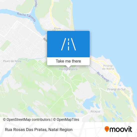 Rua Rosas Das Pratas map