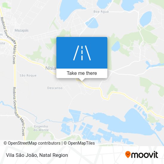 Vila São João map