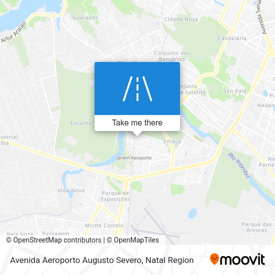Avenida Aeroporto Augusto Severo map