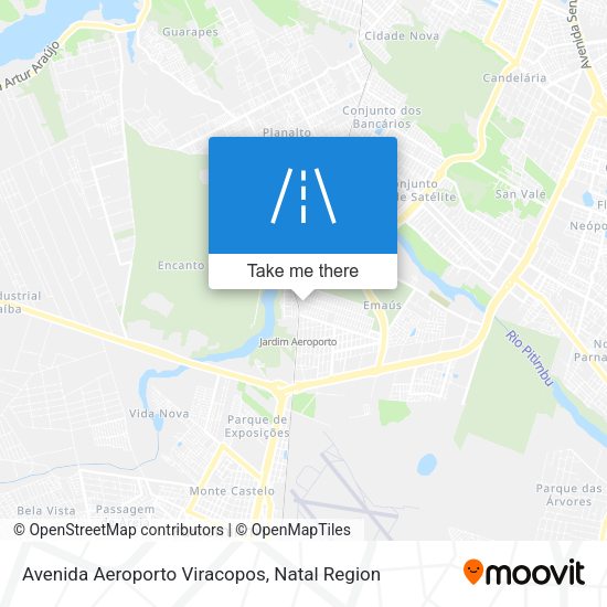 Avenida Aeroporto Viracopos map
