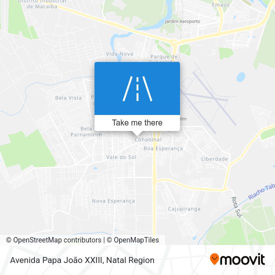 Avenida Papa João XXIII map