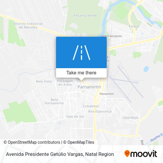Avenida Presidente Getúlio Vargas map