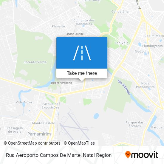 Rua Aeroporto Campos De Marte map