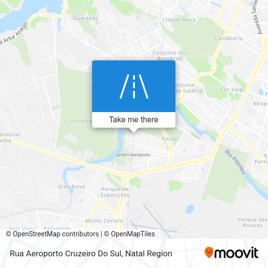 Rua Aeroporto Cruzeiro Do Sul map