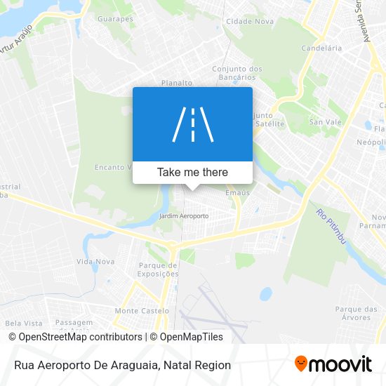 Rua Aeroporto De Araguaia map
